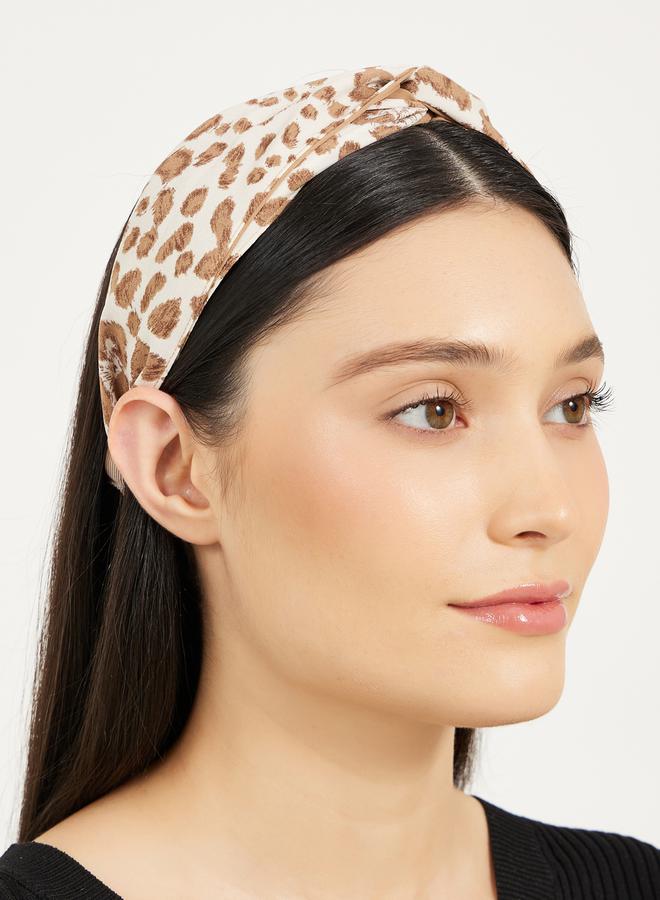 ستايلي طقم قطعتين - طوق شعر بطبعة حيوانات - Image 3