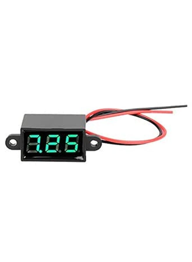 Green Backlight LED Digital Voltmeter DC 3 0V To 30V Voltage Tester Meter - Image 1