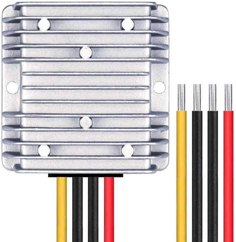 LEDMO DC/DC 24V Step Down to 12V Converter Regulator Reducer 20A 240W Automatic Reducer Transformer for Golf Cart Club Car Truck Vehicle Boat Solar System - Image 1
