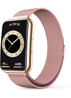 Milanese Stainless Steel Replacement Band Compatible With Huawei Fit 2 Watch Mesh Type Magnetic Stainless Steel Strap