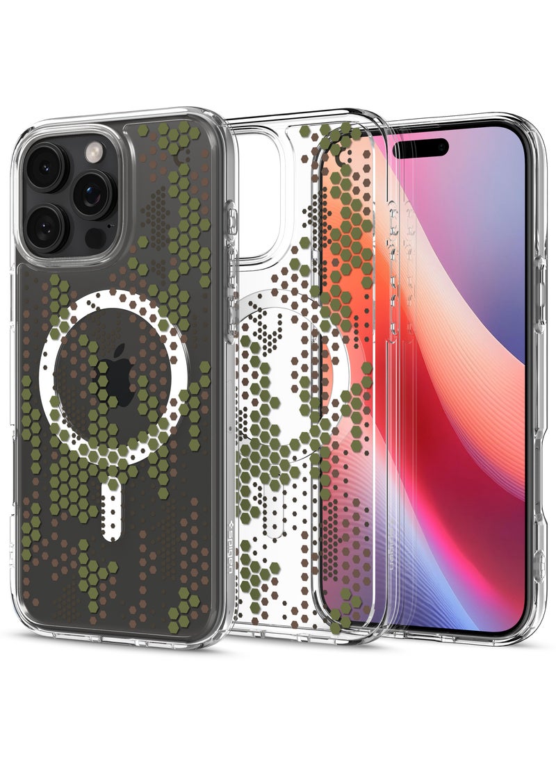 Spigen Ultra Hybrid MagFit for iPhone 16 Pro Case Cover with MagSafe (2024) Digital Camo - Image 1