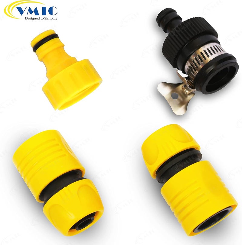 VMTC Tap Connector Set (2 Quick Connector, 1 tap Connector & Adapter) for Gardening & Pressure Washer Like Karcher, Bosch, Black & Decker etc - Image 5