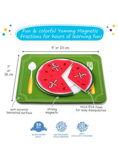 Simply magic Y Magnetic Fractions - Magnetic Fraction Tiles & Circles, Bars, Classroom Math Manipulatives, Fraction Manipulatives For Elementary Teachers 2Nd, 3Rd, 4Th, 5Th Grade - Simply Magic  - Image 3