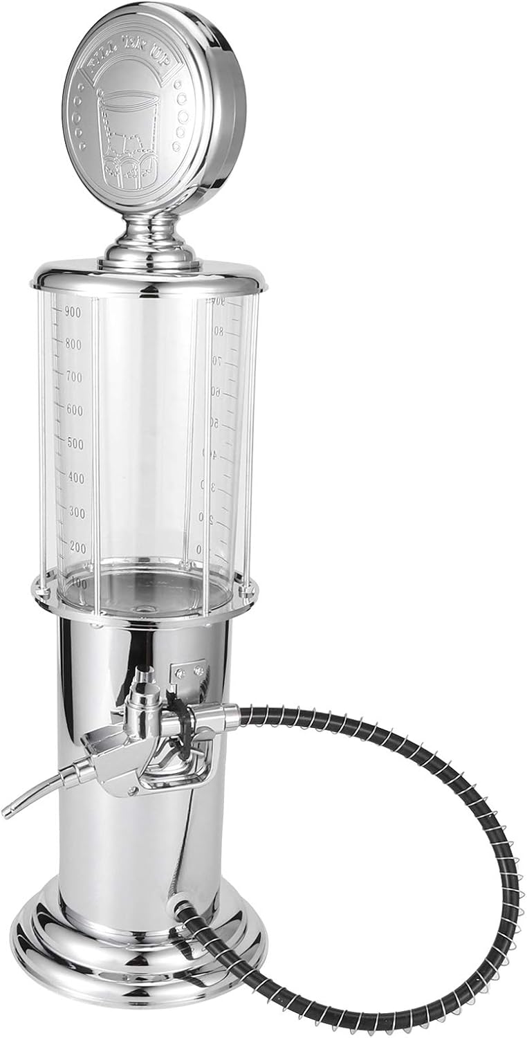 klarako Wine Dispenser, Food‑Grade Safe And Durable Materials Gas Pump Liquor Dispenser with a Tight Lid, Gas Station Shaped Liquor Beer Beverage Container for Home Bar Party Anniversary - Image 1