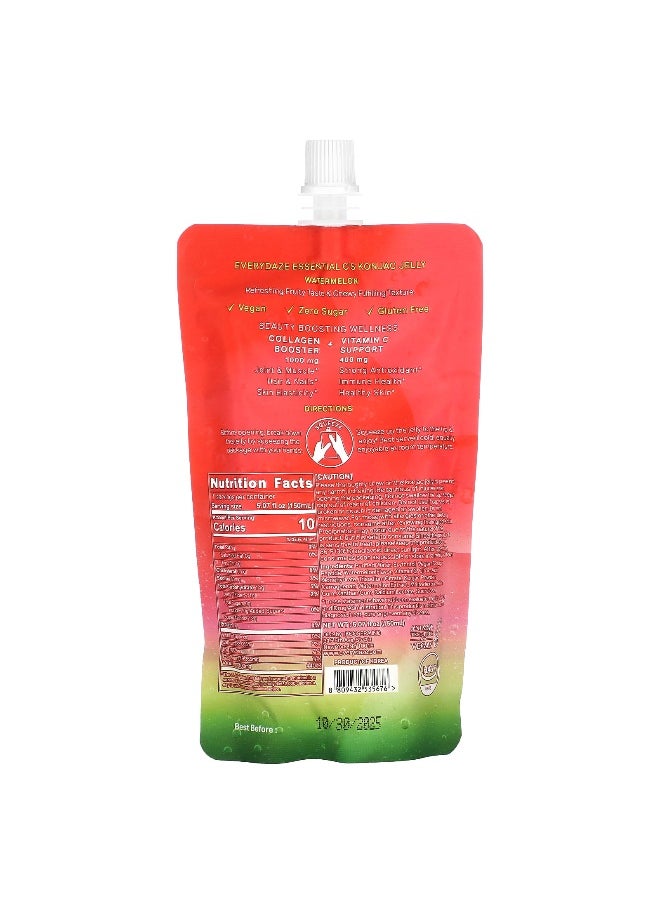 Everydaze, Essential C's Konjac Jelly, Watermelon, 5.07 fl oz (150 ml)