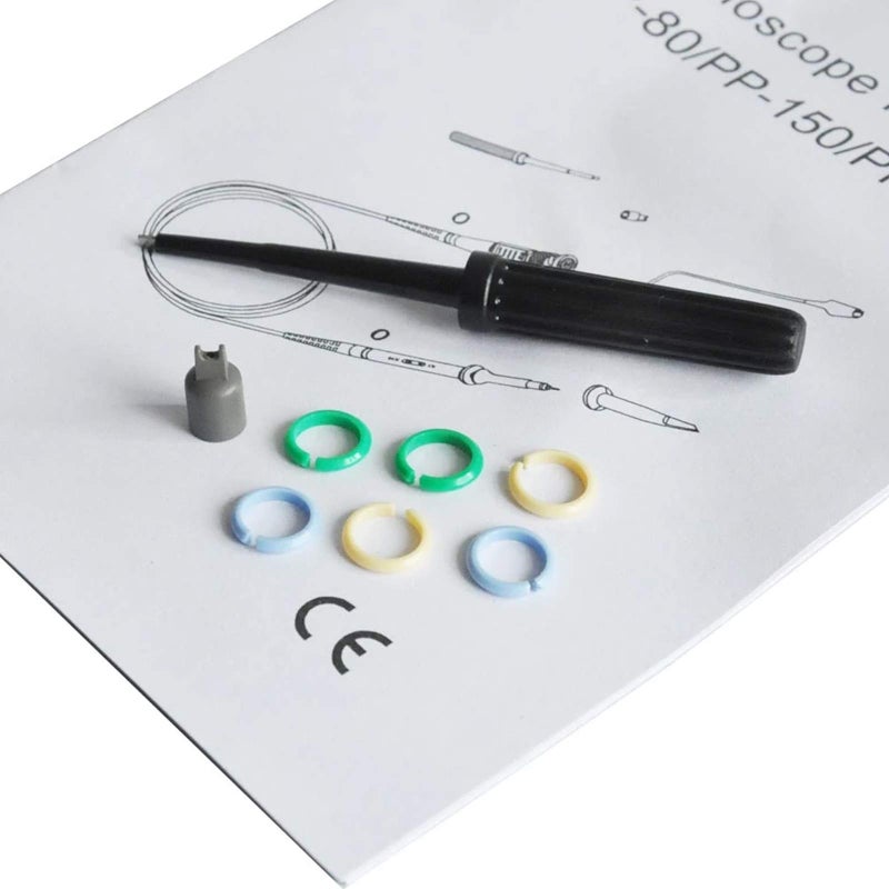 Hantek Universal oscilloscope Probe with Accessories kit 100MHz Scope Clip with BNC to Minigrabber Test Leads 1X 10X (PP-150) - Image 3