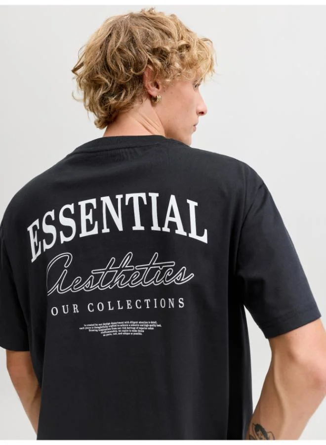 JACK & JONES Graphic Crew Neck Regular Fit T-Shirt