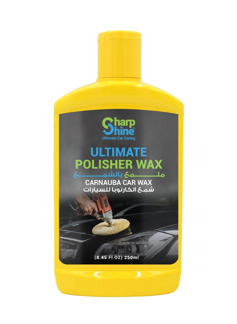 SharpShine Sharp Shine® Ultimate Polisher Wax – Carnauba Car Wax (250 ml) - Image 1