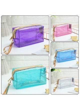 5 Pack Waterproof Cosmetic Bag Portable Translucent Makeup Bag Zippered Travel Toiletry Pouch for Vacation, Bathroom, Organizing - pzsku/Z630005C1A32F75671BA3Z/45/_/1687550862/2c5110cf-4b91-40ec-b695-0c21b3135592