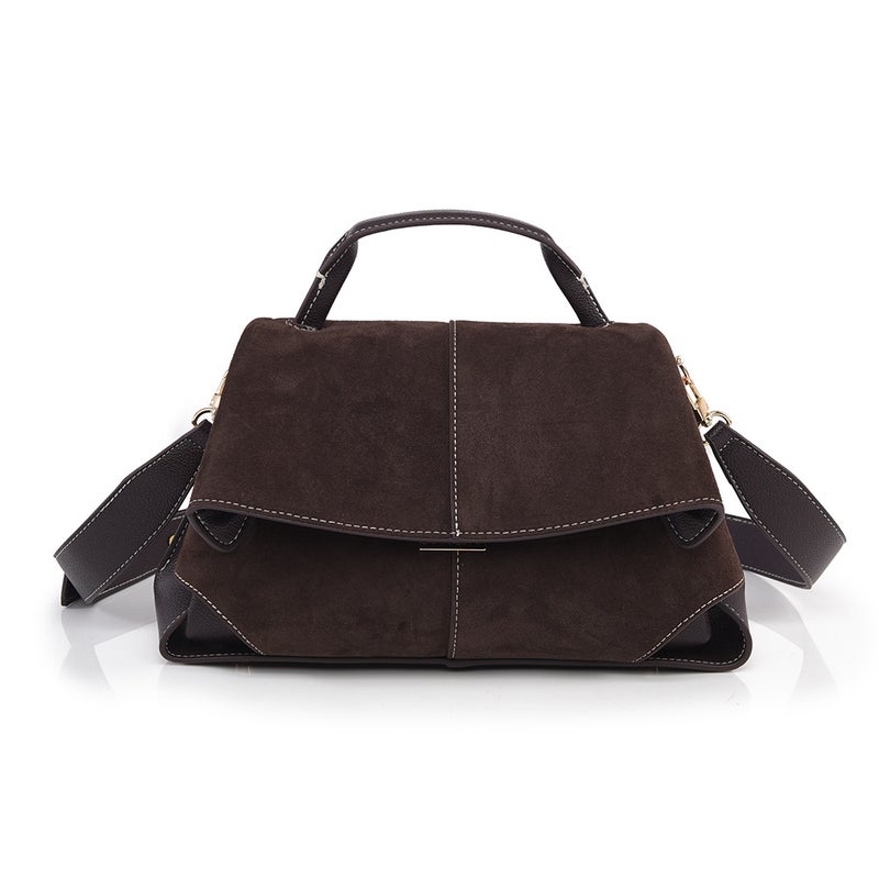 Ladies Frosted PU Leather Crossbody Bag - Image 4