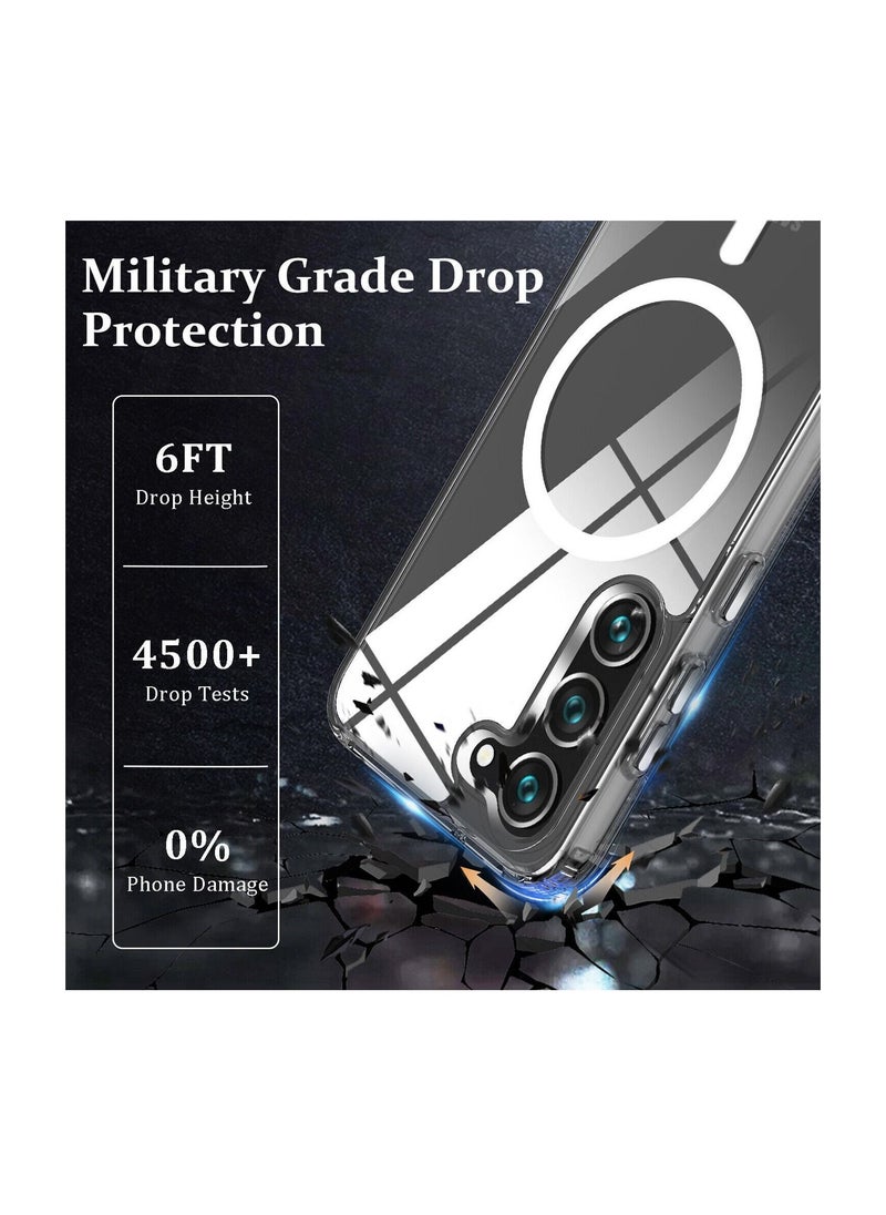 MagSafe Magnetic Wireless Charging Case For Samsung Galaxy S23 Plus 5G Clear