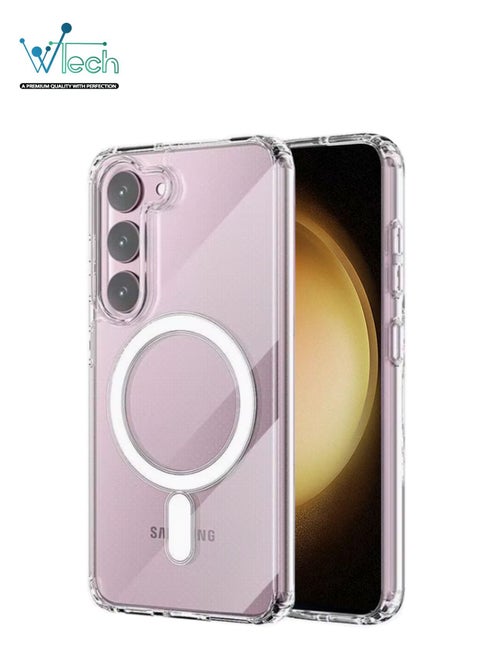 MagSafe Magnetic Wireless Charging Case For Samsung Galaxy S23 Plus 5G Clear