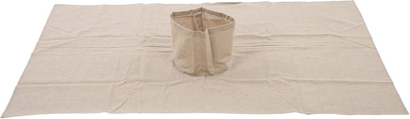غطاء طاولة تدليك واقي، 70 × 100 سم، غطاء طاولة تدليك قطني مع فتحة للوجه، غطاء طاولة تدليك، غطاء سرير تدليك، ملاءة سرير تدليك لصالون التجميل (كاكي) - Image 3