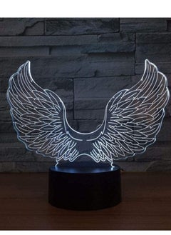 3D LED Magic Lantern Multicolor Night Light Decorative Lights In 7/16 Colors Touch Switch Function Suitable for Adults And Children  Wings