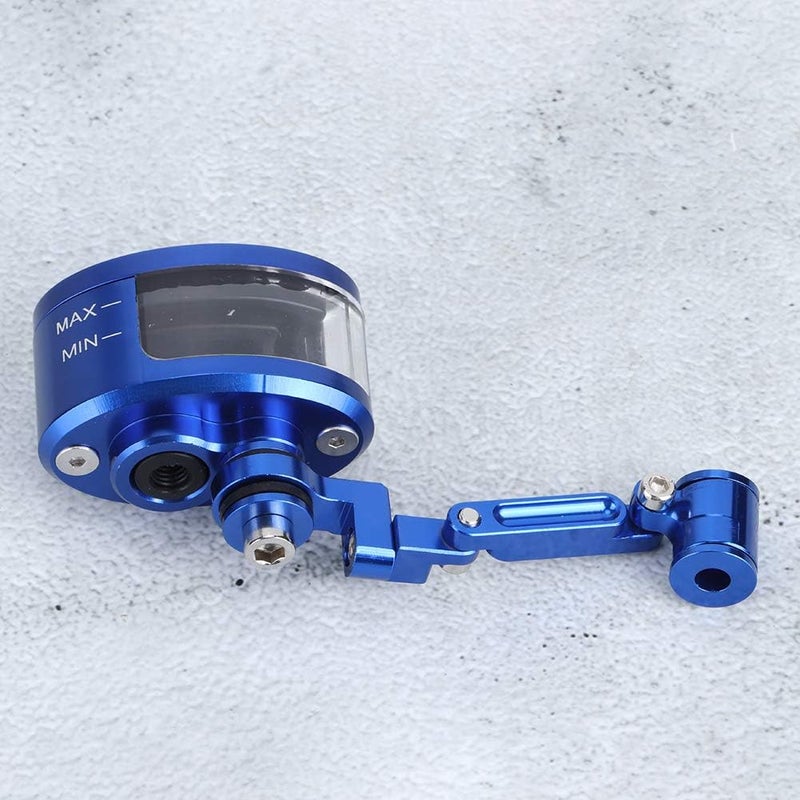 woobles Front Brake Fluid Reservoir CNC Aluminum Motorcbike Oil Cup Set Fit for Kawasaki ZX 6R 9R 10R(Bleu) Brake Oil Cup Brake Fluid Reservoir Brake Fluid Tank Motorcycle Front Oil Cup Brake Reservoir Autom - Image 4
