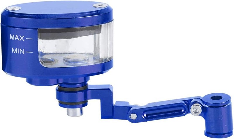 woobles Front Brake Fluid Reservoir CNC Aluminum Motorcbike Oil Cup Set Fit for Kawasaki ZX 6R 9R 10R(Bleu) Brake Oil Cup Brake Fluid Reservoir Brake Fluid Tank Motorcycle Front Oil Cup Brake Reservoir Autom - Image 2
