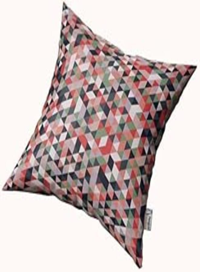 Decorative Pillow Plush - 50 * 50 - Red * Green Triangles