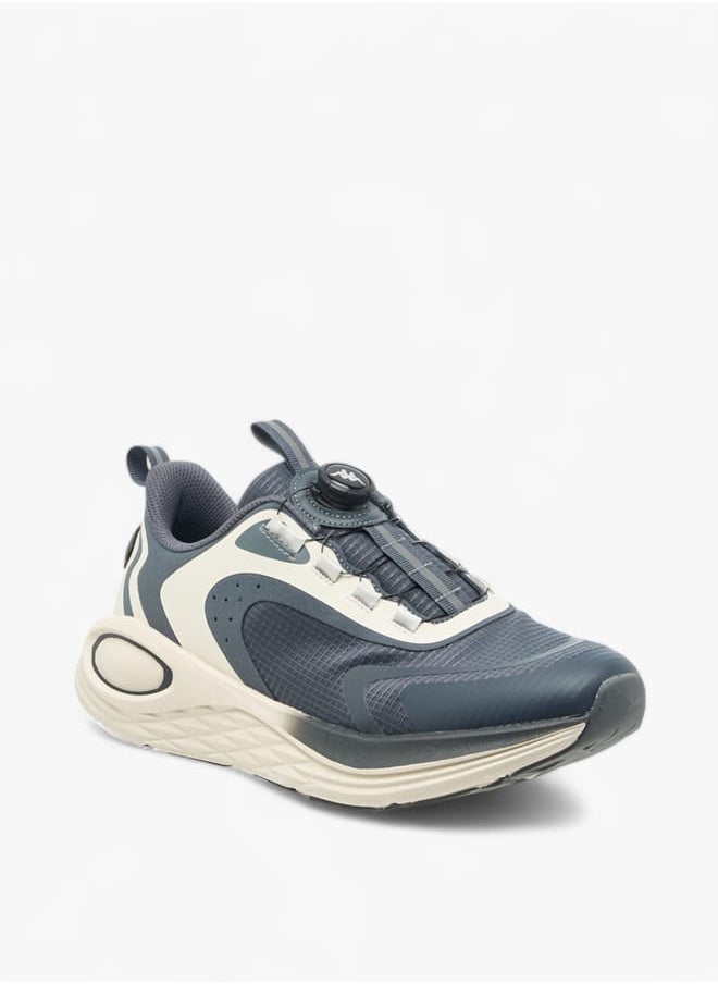 Kappa - Mens Panelled Sports Shoes With Rotating Buckle Closure - Image 1