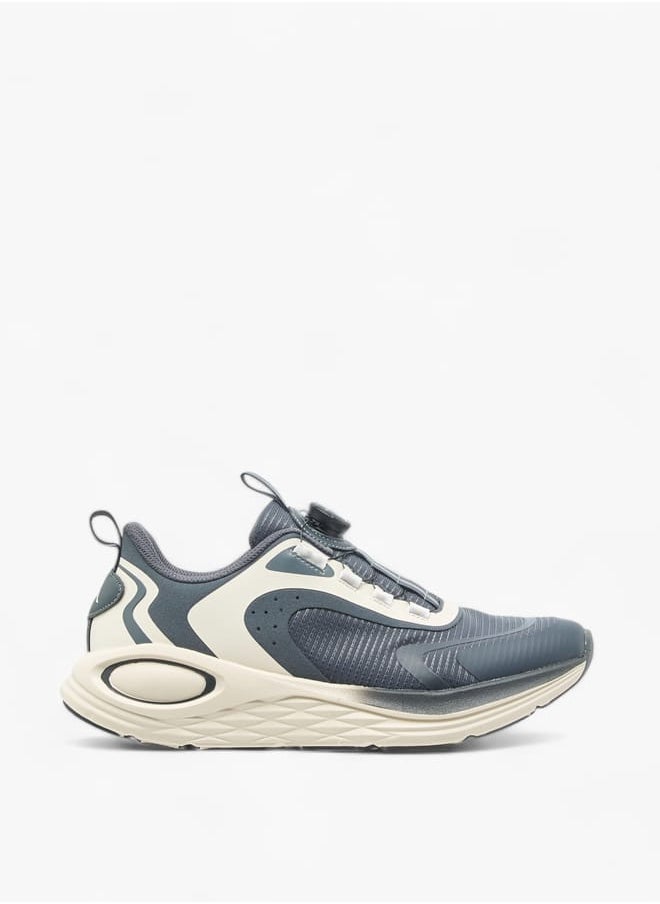 Kappa - Mens Panelled Sports Shoes With Rotating Buckle Closure - Image 1