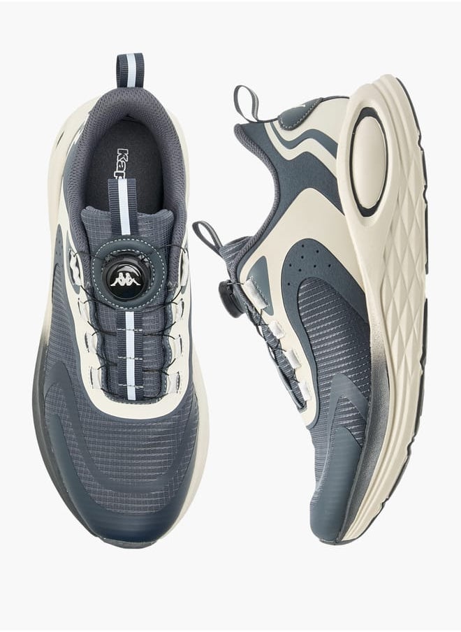 Kappa - Mens Panelled Sports Shoes With Rotating Buckle Closure - Image 1