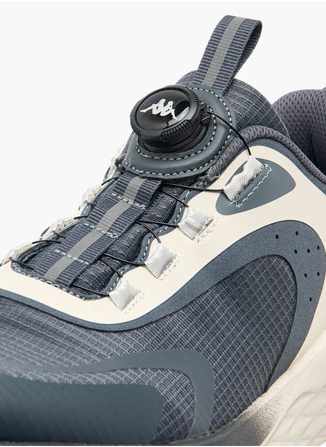Kappa - Mens Panelled Sports Shoes With Rotating Buckle Closure - Image 1