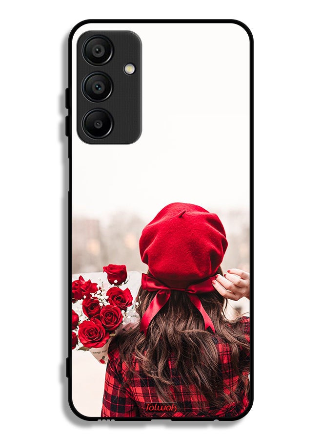 Tolwak Samsung Galaxy A15 5G Protective Case Cover Holding Flowers  - Image 1