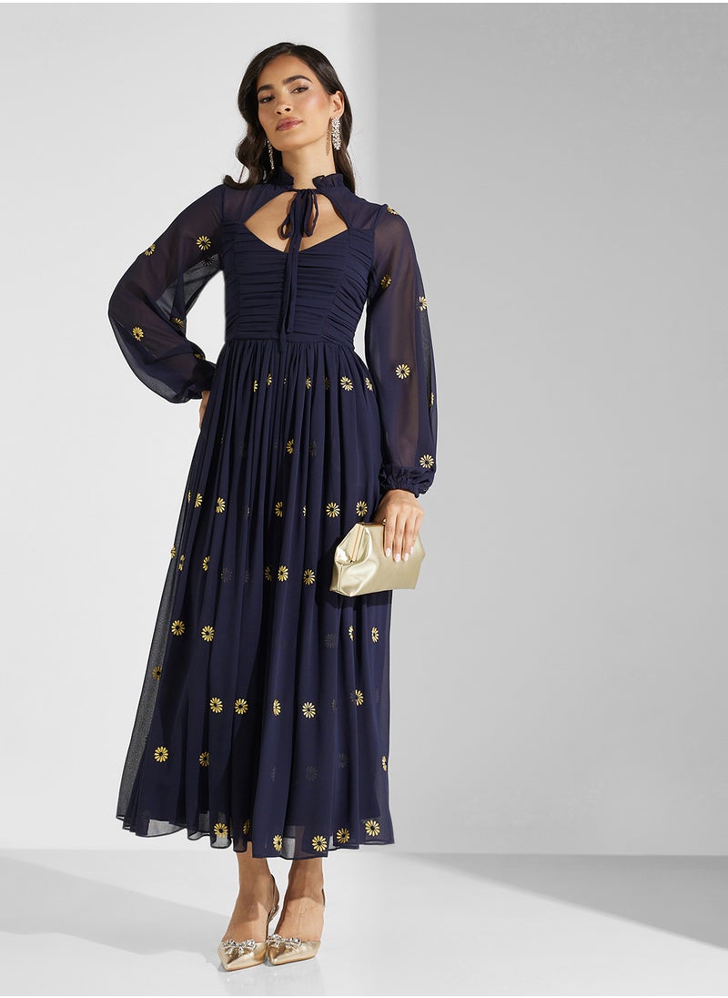 Frock and Frill - Printed Maxi Dress - Image 1