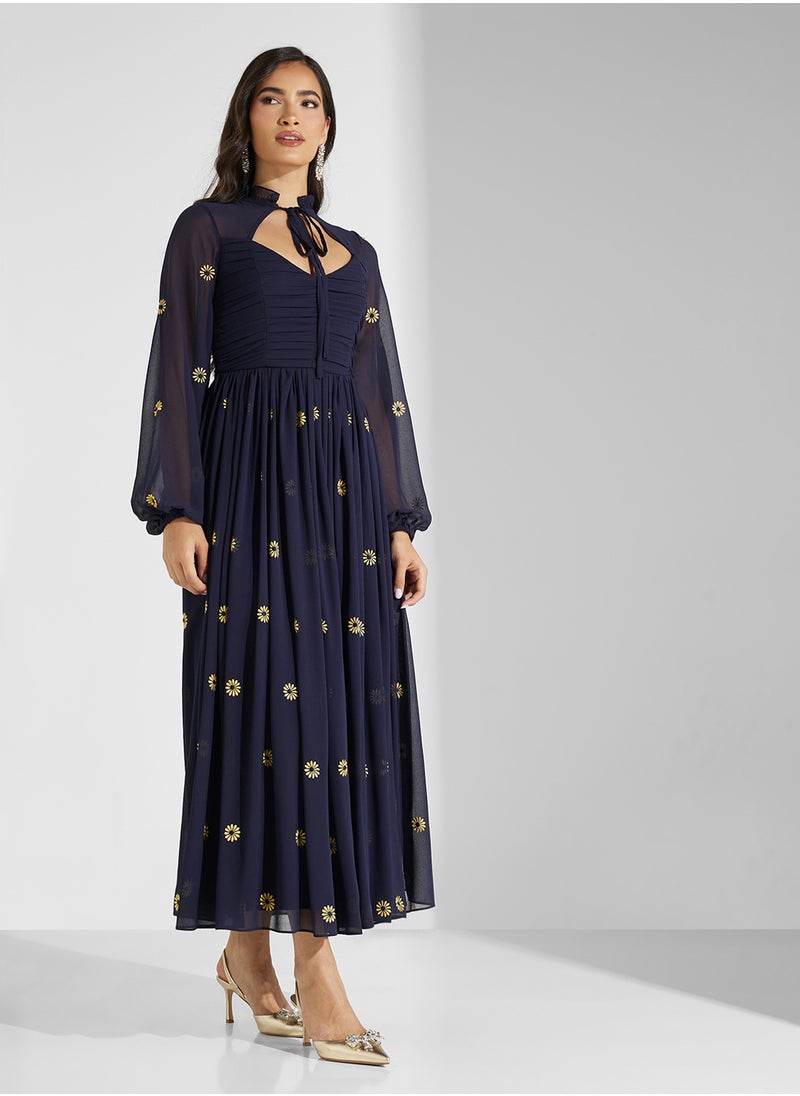 Frock and Frill - Printed Maxi Dress - Image 1