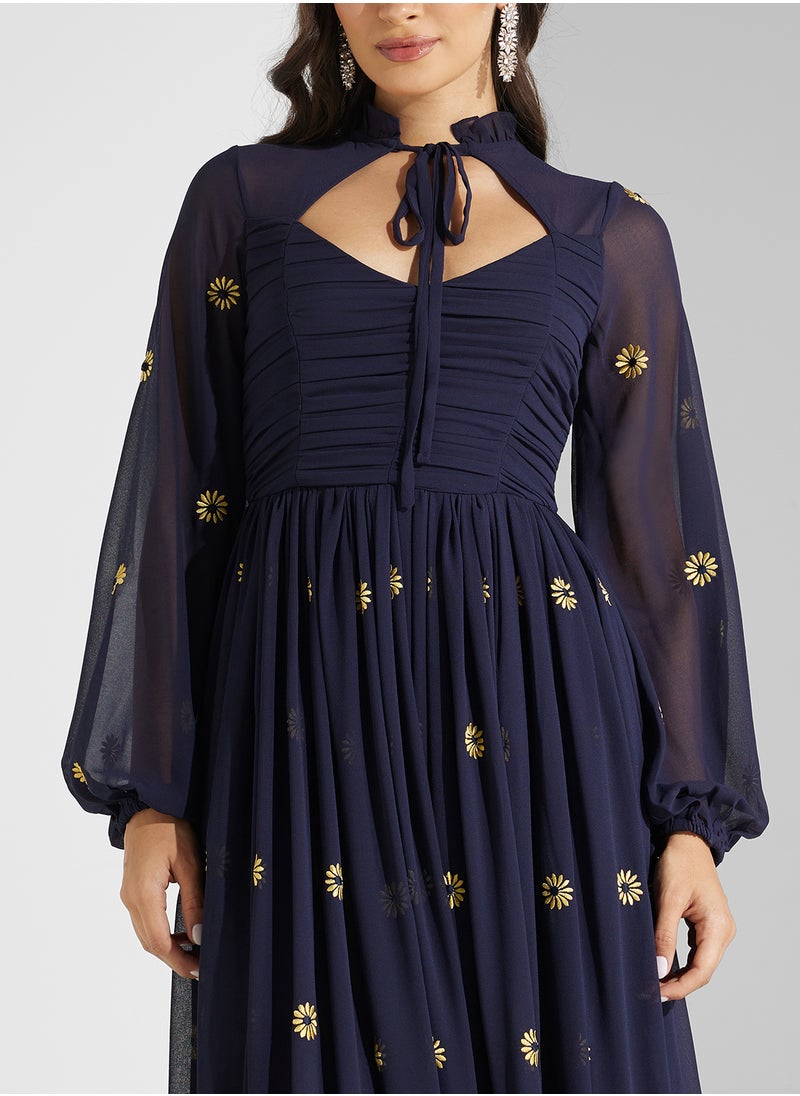 Frock and Frill - Printed Maxi Dress - Image 1