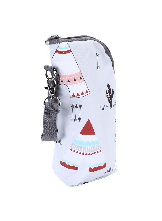 Bottle Bag Cute Pattern Convenient Portable Insulated Baby Bottle Holder for Milk Drinks Baby Carriage