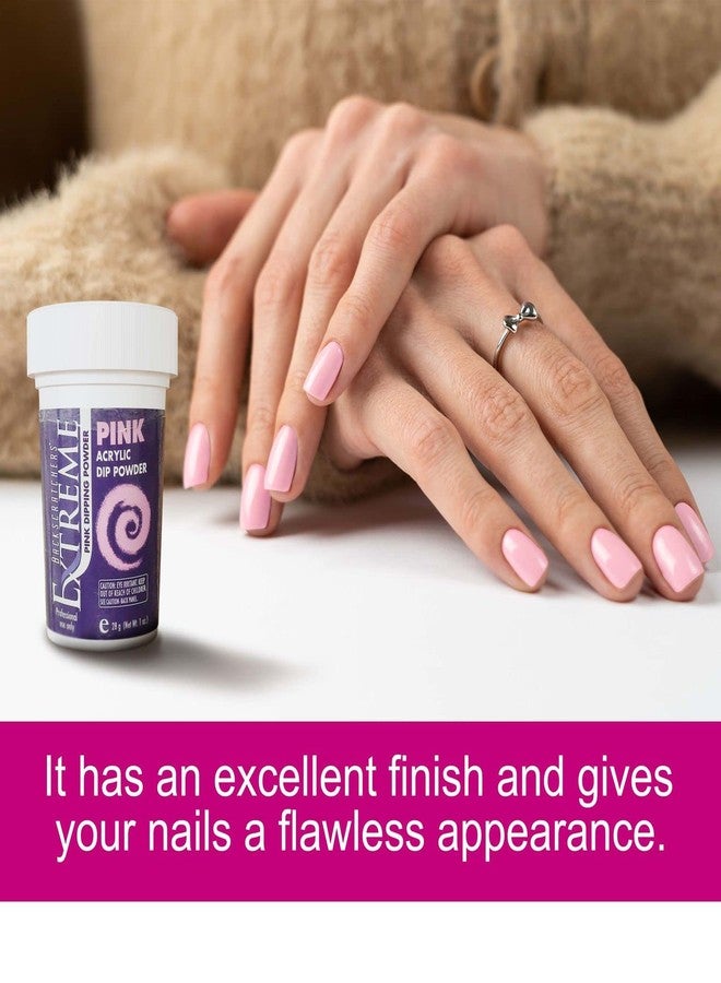 Backscratchers Extreme Acrylic Dip Powder - Salon Nail Dipping Powder System - Long Lasting Quick Dry Nail Color - Pink - Image 3