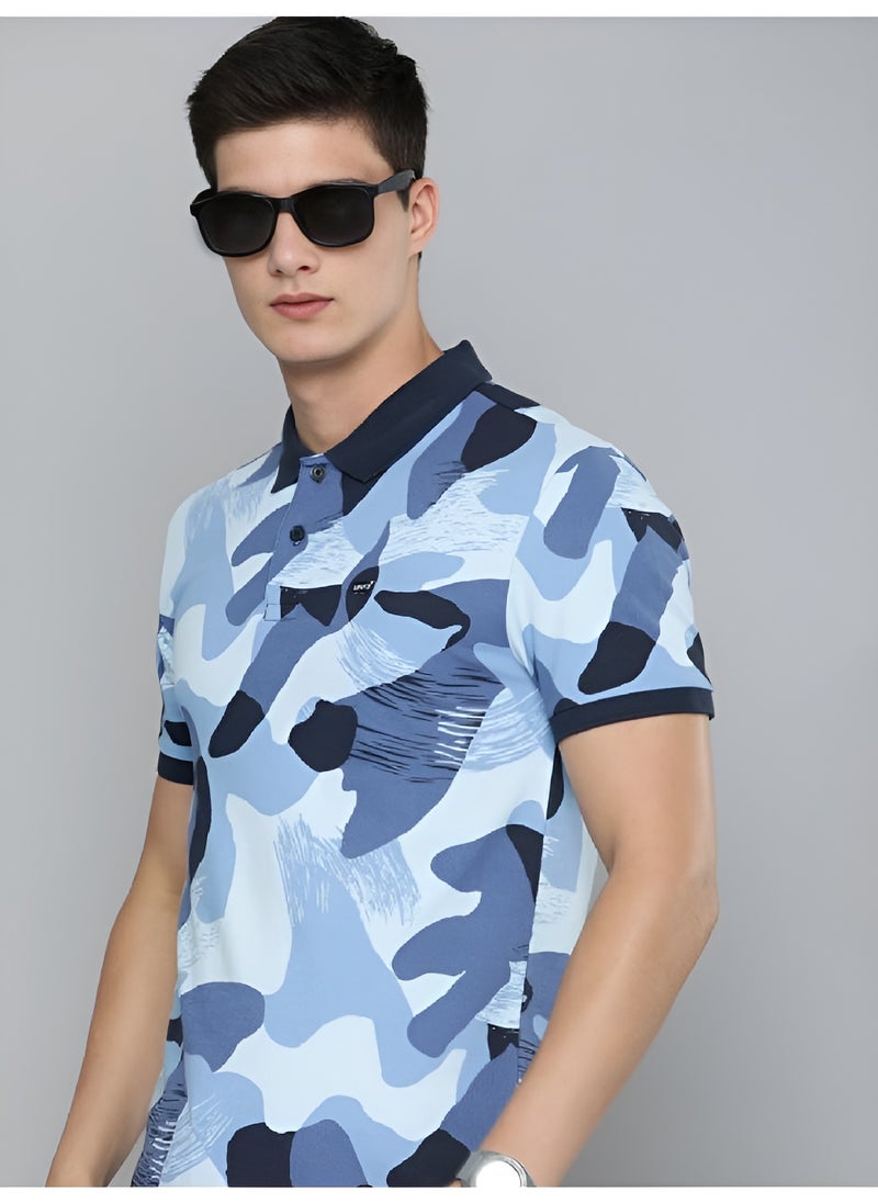 Levi's Men's All Over Print Polo Collar T-shirt  - Image 2