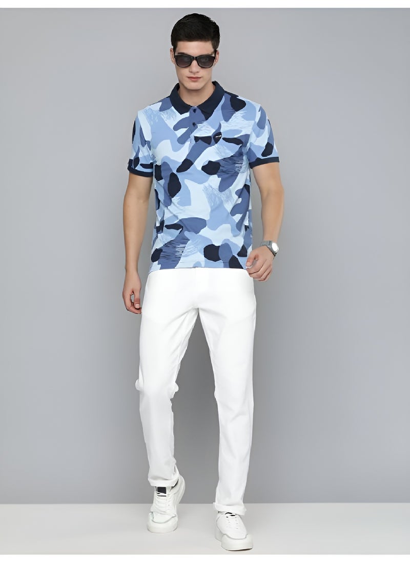 Levi's Men's All Over Print Polo Collar T-shirt  - Image 3