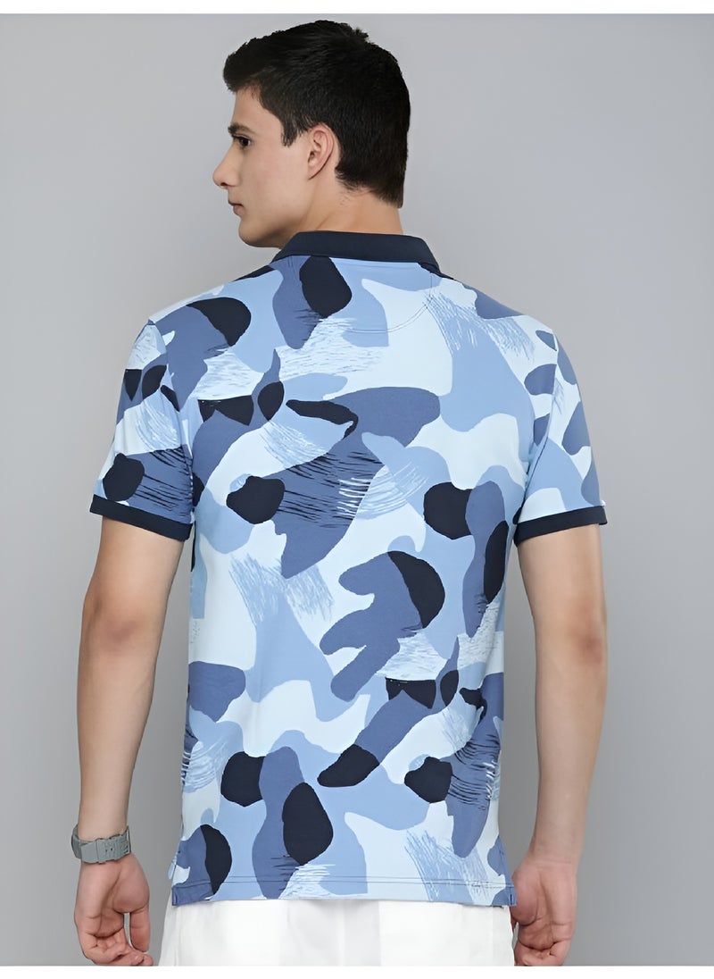 Levi's Men's All Over Print Polo Collar T-shirt  - Image 4