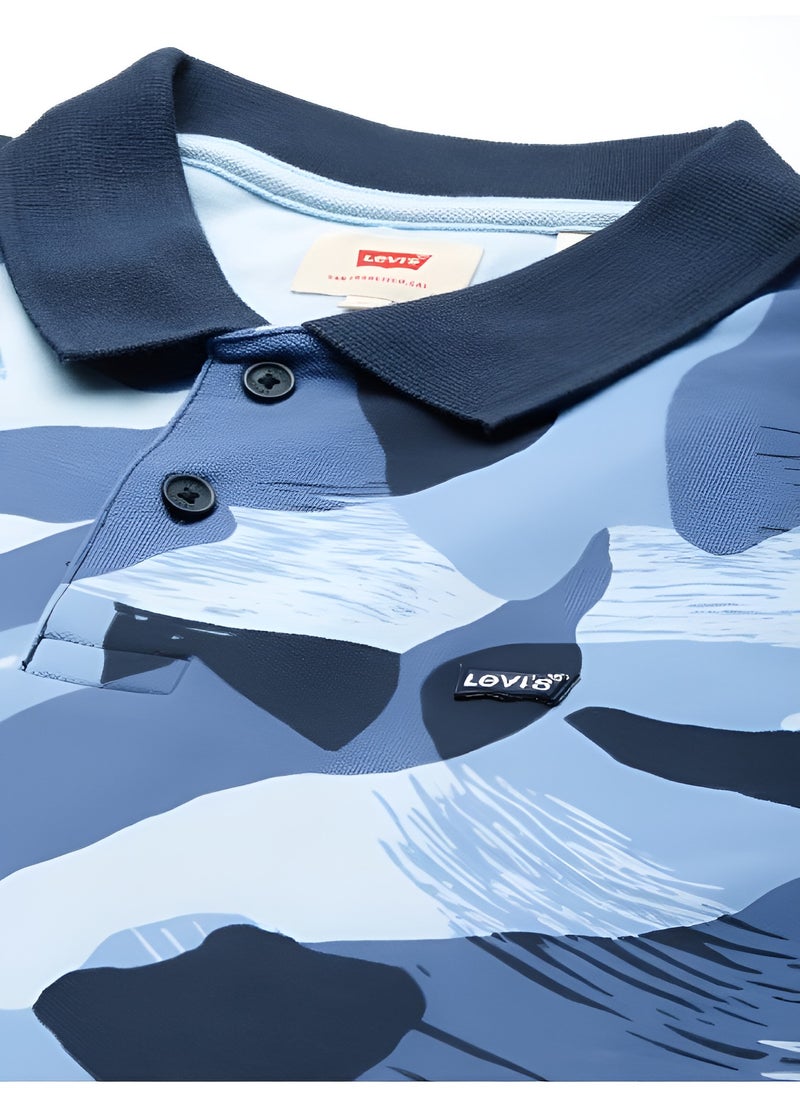 Levi's Men's All Over Print Polo Collar T-shirt  - Image 5