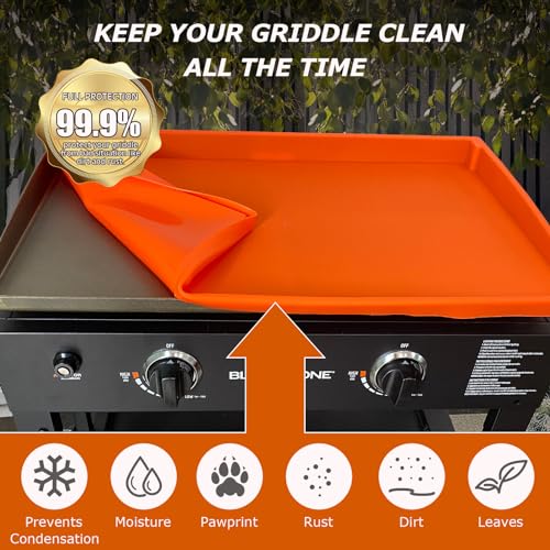 Lyonbi Griddle Cover for Blackstone 36" Inch Griddle,Silicone Griddle Cover,Blackstone Griddle Accessories,Heavy Duty Food Grade Silicone Grill Cover, All-season Grill Protective - Image 3