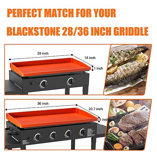 Lyonbi Griddle Cover for Blackstone 36" Inch Griddle,Silicone Griddle Cover,Blackstone Griddle Accessories,Heavy Duty Food Grade Silicone Grill Cover, All-season Grill Protective - Image 2