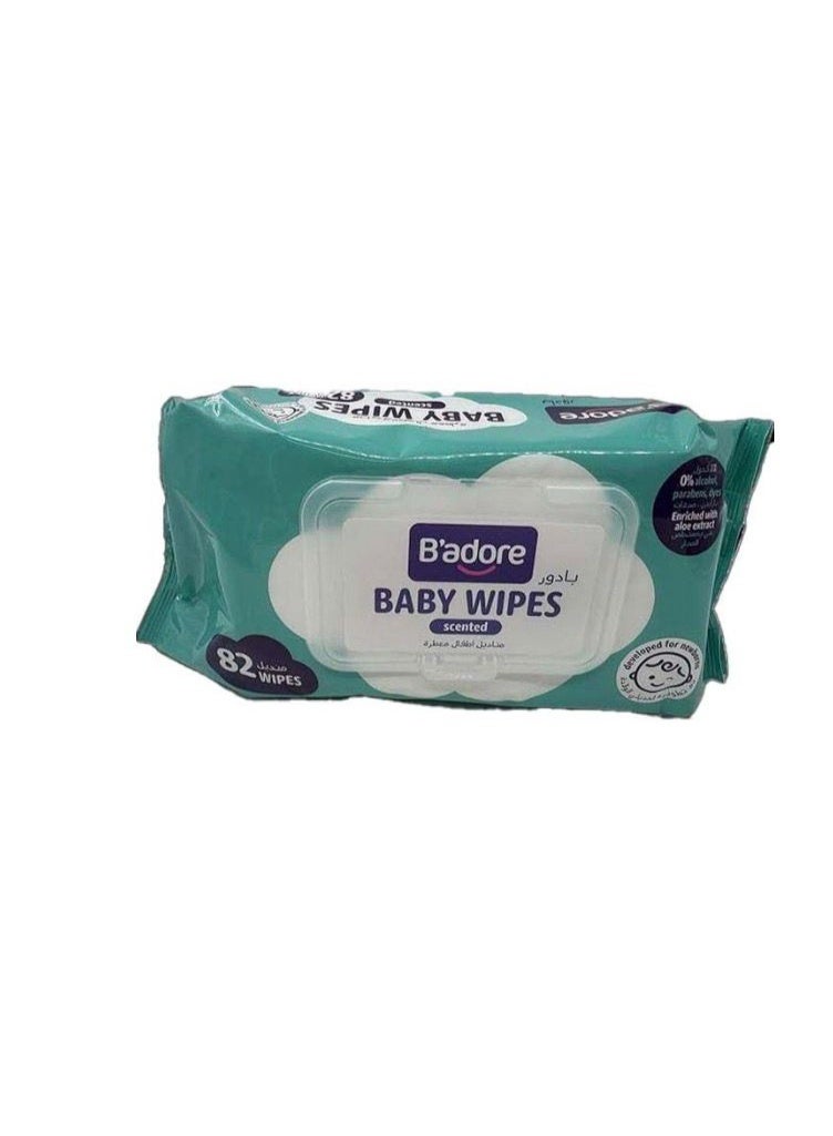Baby Wipes - 82 Sheets Pack of 3 (Scented)