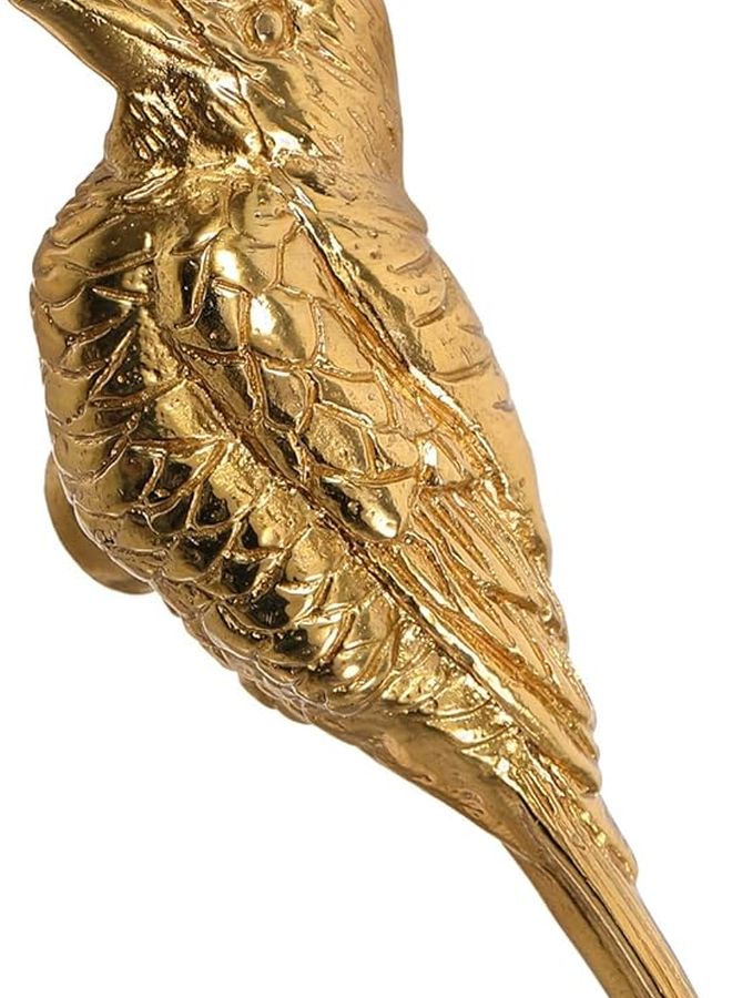 Vintage Brass Bird Drawer Knob Cabinet Handle Ergonomic Grip Animal Design - Image 1