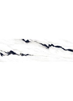 SOMANY Panda Snow 26 Quill Floor Tile - 800x2600mm, 15mm Thickness, 2.08 SQM, Premium Ceramic, Large Format, White Glossy Finish, High-Quality Flooring, Modern Luxury Tile  - Image 1