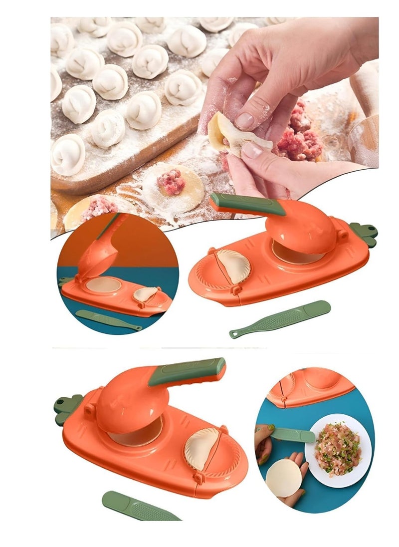 Plan A - Qatayef & Samosa Press - Enjoy your homemade Qatayef and Samosa with this Multifunctional Qatayef and Samosa Mold Set, Designed for Easy Use and Quick Cleanup, Perfect for All Fillings (Pink) - Image 1