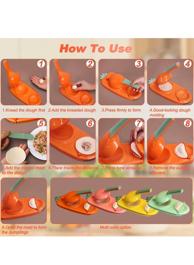 Plan A - Qatayef & Samosa Press - Enjoy your homemade Qatayef and Samosa with this Multifunctional Qatayef and Samosa Mold Set, Designed for Easy Use and Quick Cleanup, Perfect for All Fillings (Pink) - Image 1