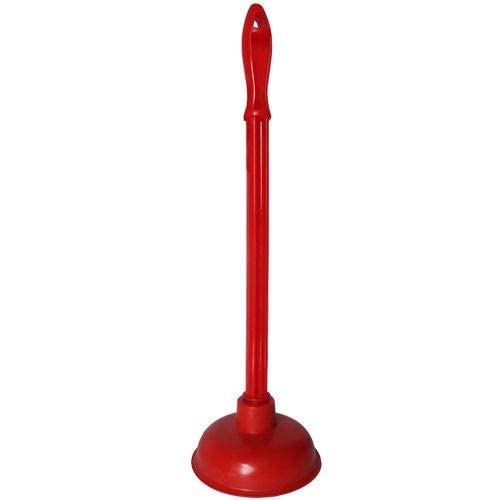 FASH FASH Bathroom Rubber Power Drain Cleaning Pump Toilet Suction Cup Colors May Vary Pack of 1 - Image 1