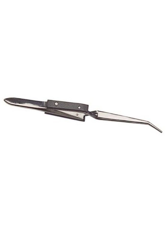 EURO TOOL Curved Crosslocking Tweezer 61/4 Inches ; Twz74100 - Image 2