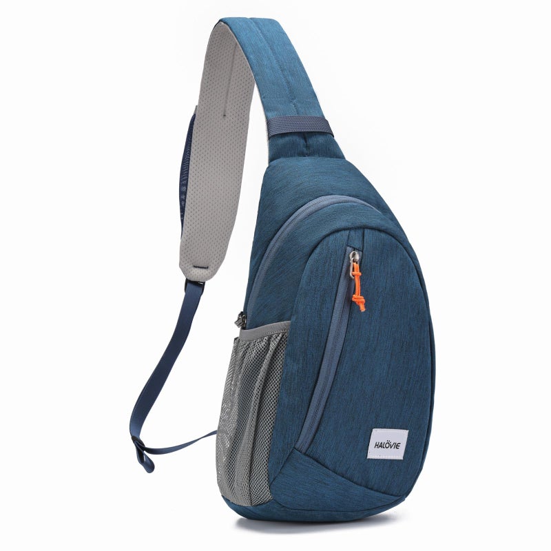 HALOVIE Anti Theft Crossbody Sling Bag RFID Travel Sling Backpack Lightweight Hiking Shoulder Chest Bag for Walking Work - Image 2