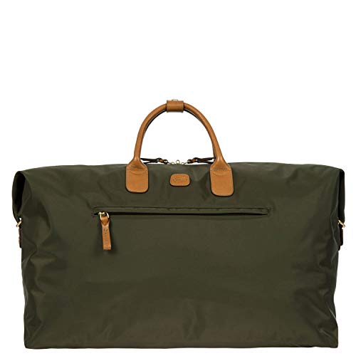 Bric's حقيبة دفل فاخرة من Bric's X-Bag/X-Travel 2.0 - حقيبة عطلة فاخرة 22" للنساء والرجال باللون الزيتوني - Image 1