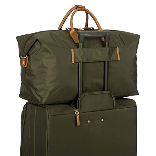 Bric's حقيبة دفل فاخرة من Bric's X-Bag/X-Travel 2.0 - حقيبة عطلة فاخرة 22" للنساء والرجال باللون الزيتوني - Image 5