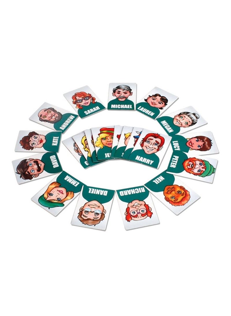 JUNYOUK - Who Is It Board Game Funny Guess Who Cards Game Guess Who I Am Family Guessing Games Toys Desktop Educational Game for Kid - Image 1