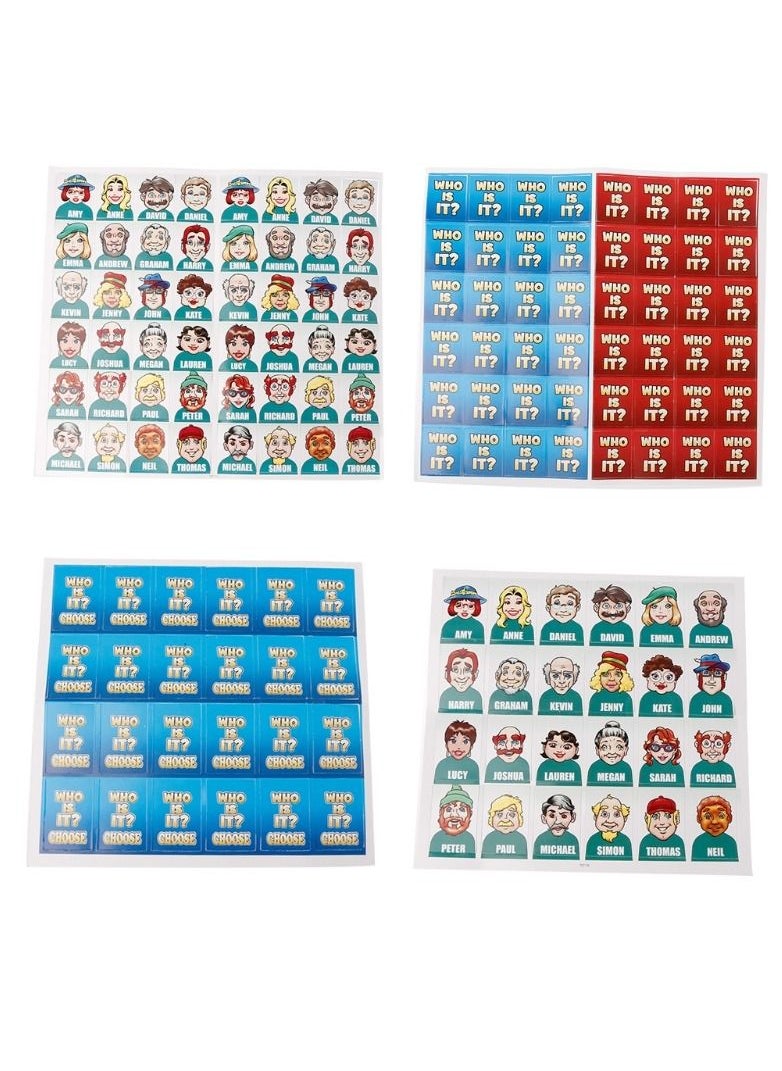 JUNYOUK - Who Is It Board Game Funny Guess Who Cards Game Guess Who I Am Family Guessing Games Toys Desktop Educational Game for Kid - Image 1