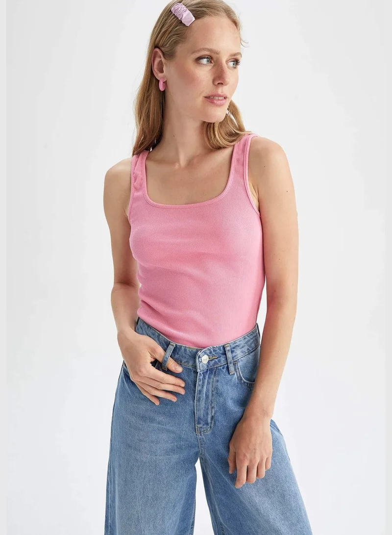 ديفاكتو Slim Fit Strappy Camisole Vest
